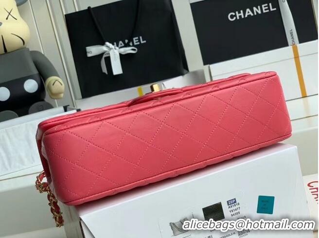 Promotional Chanel Flap Shoulder Bag Original Sheepskin leather A1112 Red