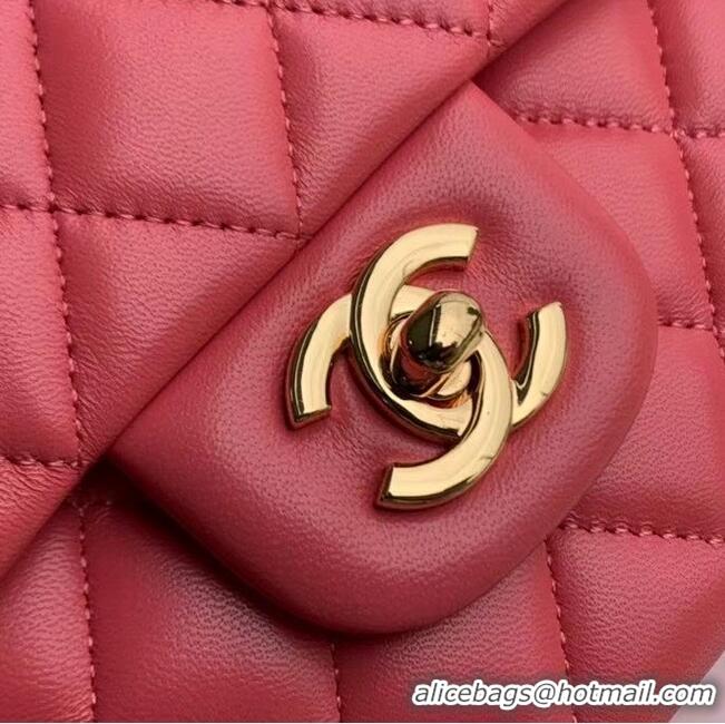 Promotional Chanel Flap Shoulder Bag Original Sheepskin leather A1112 Red