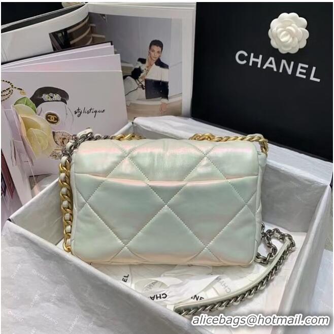 Popular Style Chanel 19 Large Flap Bag AS1160 White