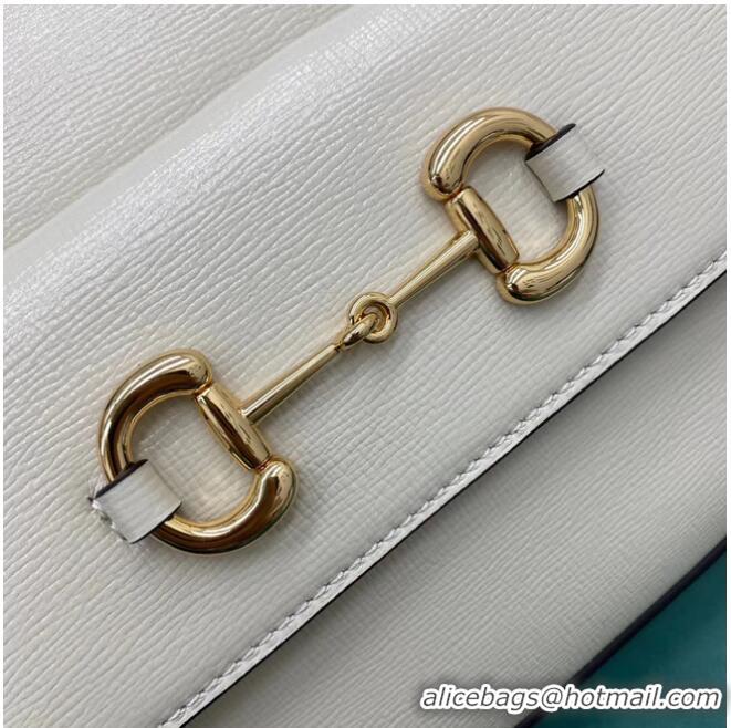 Trendy Design Gucci Horsebit 1955 small shoulder bag 645454 White