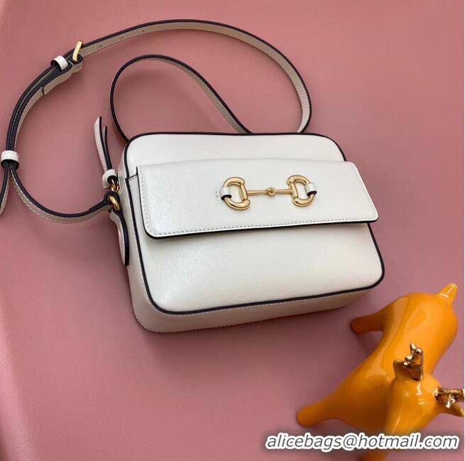 Trendy Design Gucci Horsebit 1955 small shoulder bag 645454 White