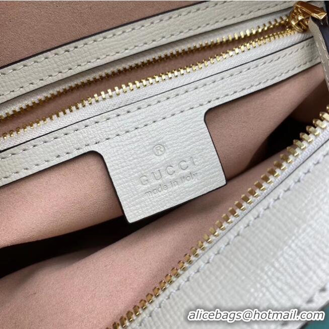 Trendy Design Gucci Horsebit 1955 small shoulder bag 645454 White