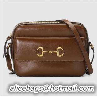 Super Quality Gucci Horsebit 1955 small shoulder bag 645454 brown