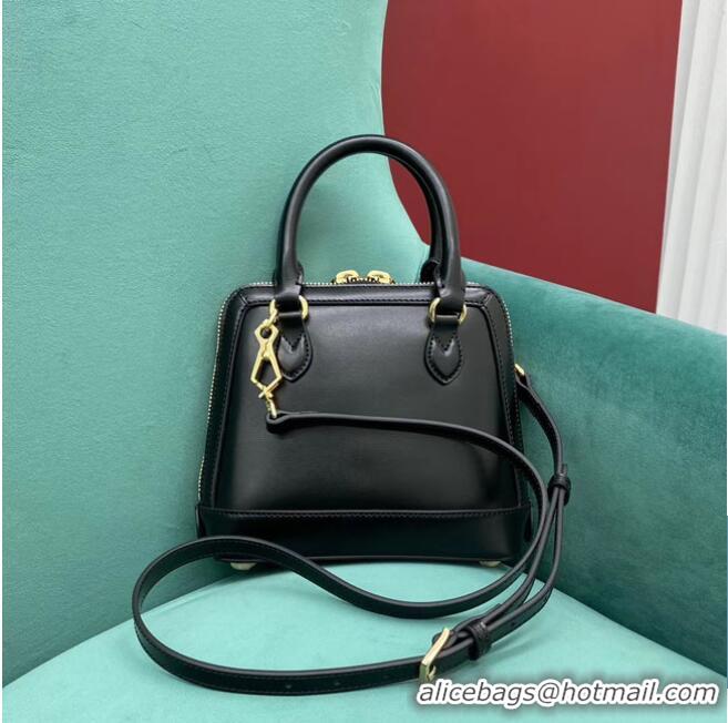 Popular Style Gucci Horsebit 1955 mini top handle bag 640716 black