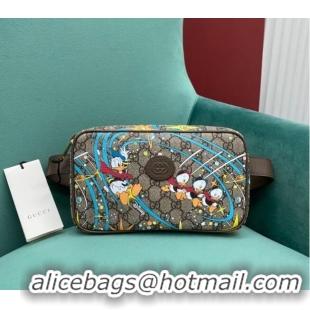 Best Price Disney x Gucci Donald Duck print belt bag 602695