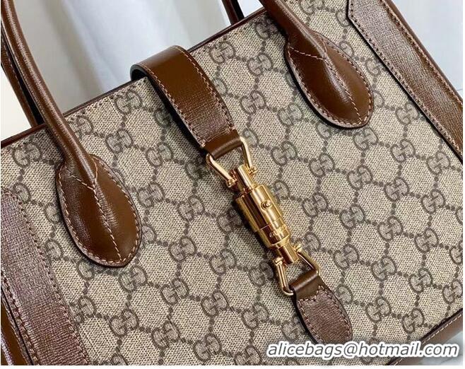 Good Quality Gucci Jackie 1961 medium tote bag 649016 brown