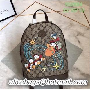 Buy Fashionable Gucci GG Supreme canvas backpack 552884 brown