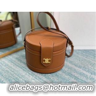 Traditional Specials CELINE MEDIUM CAMARAT BAG IN NATURAL CALFSKIN 195192 brown