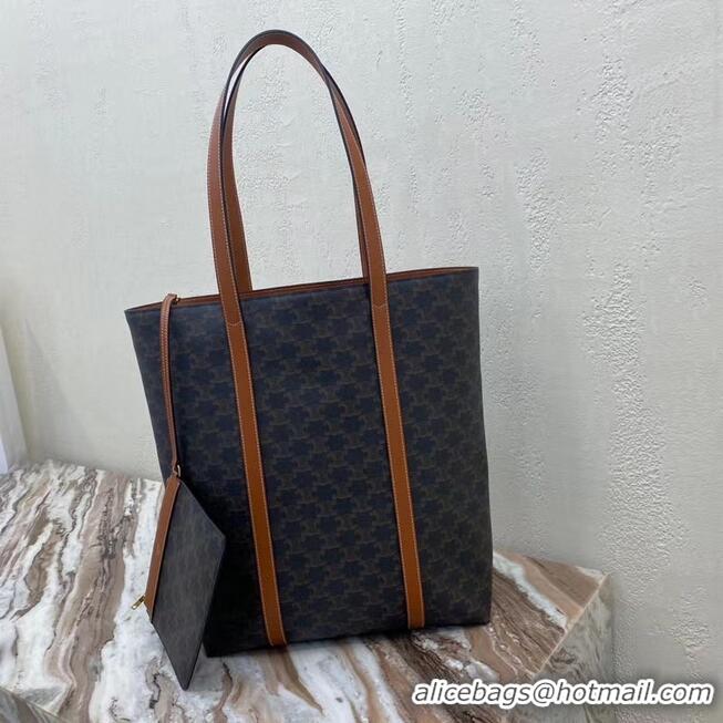 Top Quality CELINE LARGE BAG IN TRIOMPHE CANVAS 201229