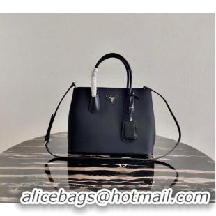 Low Cost Prada Nylon Top Handbag 1BG775 Black