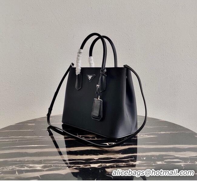 Low Cost Prada Nylon Top Handbag 1BG775 Black