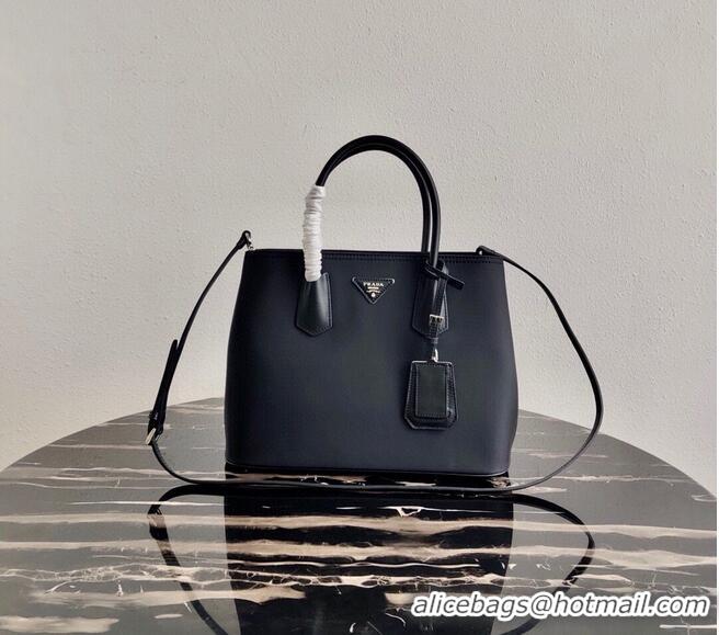 Low Cost Prada Nylon Top Handbag 1BG775 Black