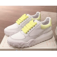 Best Price Alexander McQueen Sneakers Pastel 00954 Yellow 