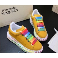 Low Price Alexander McQueen Velvet Graffiti Sneakers 092446