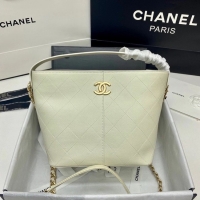 Affordable Price Chanel Small Shopping Bag AS2286 White