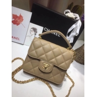 Lower Price Chanel small tote bag 8817 Khaki