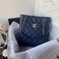 Traditional Specials Chanel Original Lather Shopping bag AS2295 blue