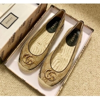 Low Price Gucci GG Matelassé Canvas Espadrilles 120101 Beige