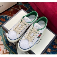 Fashion Gucci Tennis 1977 Low-Top Sneakers in White GG Canvas 120323