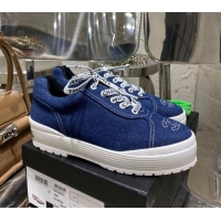 Affordable Price Chanel Vintage Denim Sneakers 111120 Dark Blue