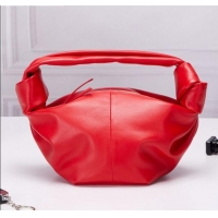 Top Grade Bottega Veneta Mini Leather Top Handle Bag BV2001 Red 2020