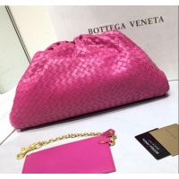 Purchase Bottega Veneta The Large Pouch Clutch in Woven Lambskin BV0417 Pink 2020