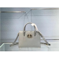 Affordable Price DIOR MEDIUM ST HONORE TOTE Grained Calfskin M9321UMBA gray