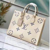 New Arrivals Louis Vuitton Original Onthego medium tote bag M45495 Cream