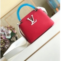 Market Sells Louis vuitton Taurillon Leather CAPUCINES MINI M56072 RED