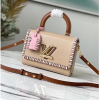 New Fashion Louis vuitton original TWIST MM M50283 Apricot