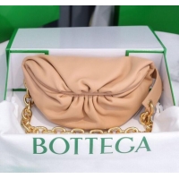 Buy Cheapest Bottega Veneta The Mini Pouch with Chain Strap BV0421 Nude 2020