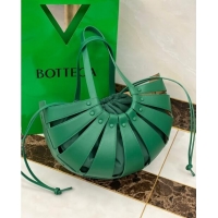 Popular Style Bottega Veneta Medium The Shell Pouch Cut out Shoulder Bag BV0433 Green 2020