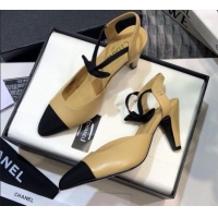 Charming Chanel Lambskin Pumps with Bow 80mm G36360 Nude 2021