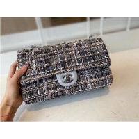 Buy Discount Chanel classic handbag Tweed & silver-Tone Metal A01112-3