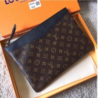 Inexpensive Louis vuitton Original Monogram Canvas DAILY POUCH M62048 Black