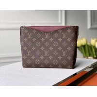 Fashion Show Collections Louis Vuitton Original Monogram Canvas POCHETTE VOYAGE M61655