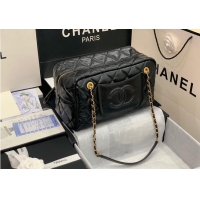 Good Quality Chanel Grosse Bowling Tasche Original Leather Bag AS2229 Black