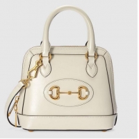 Super Quality Gucci Horsebit 1955 mini top handle bag 640716 white