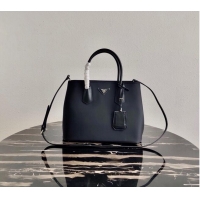 Low Cost Prada Nylon Top Handbag 1BG775 Black