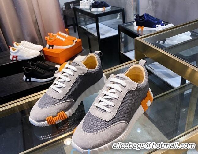 Trendy Design Hermes Athlete H Sneakers 092401 Grey