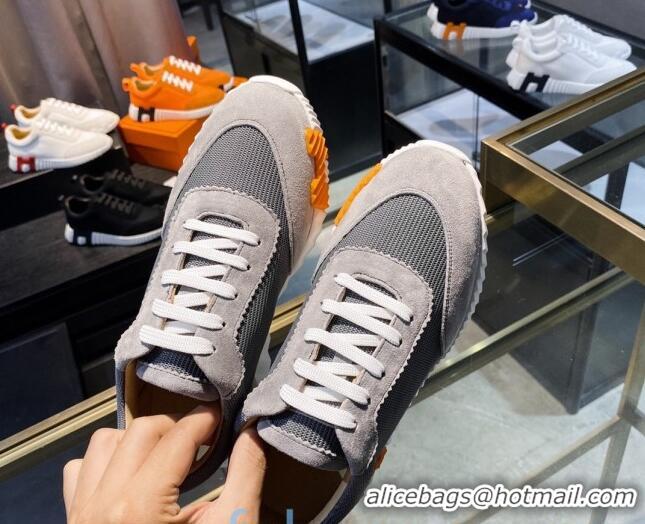 Trendy Design Hermes Athlete H Sneakers 092401 Grey