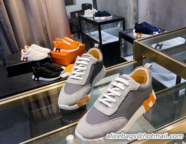 Trendy Design Hermes Athlete H Sneakers 092401 Grey