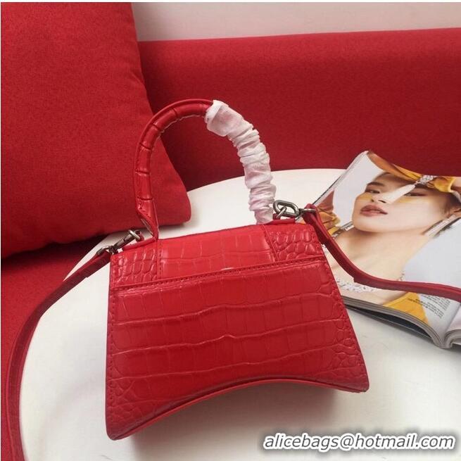 Top Design Balenciaga Original Leather 2595 Red