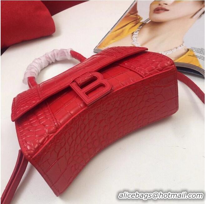 Top Design Balenciaga Original Leather 2595 Red