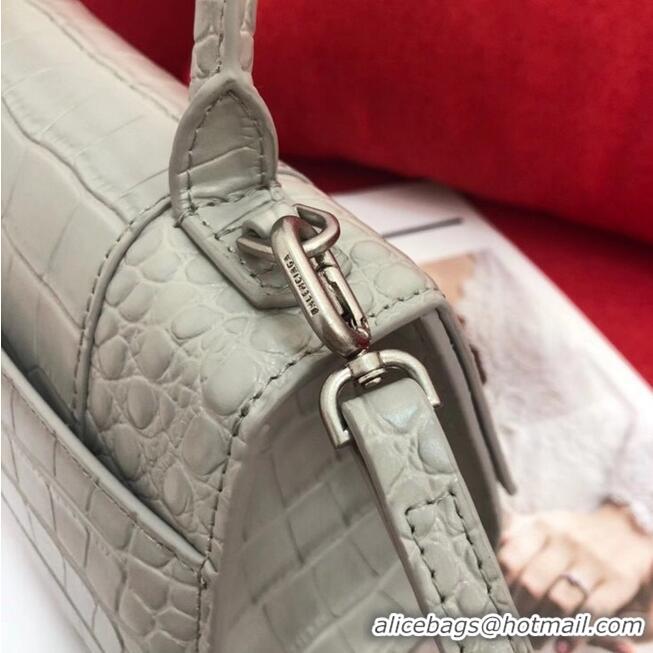 Buy Fashionable Grade Balenciaga Original Leather 2594 gray