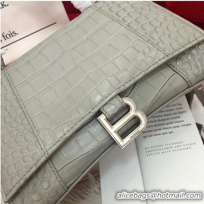 Buy Fashionable Grade Balenciaga Original Leather 2594 gray