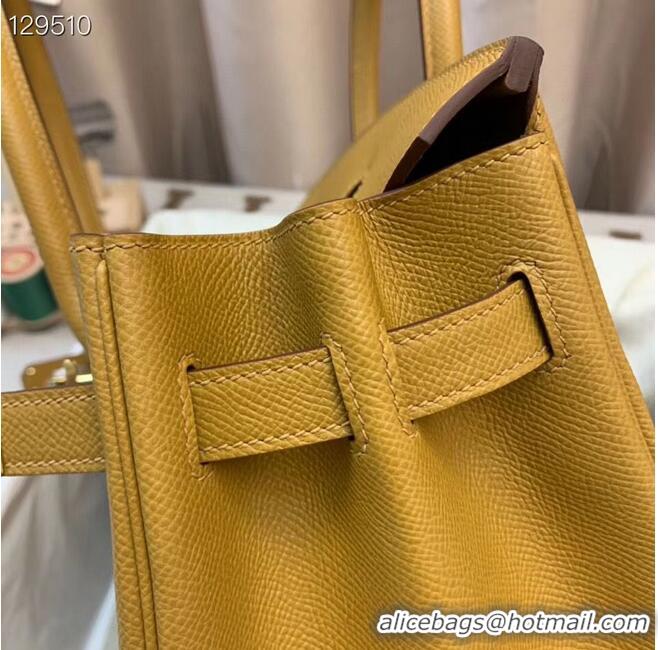 Popular Style Hermes Birkin 25CM Tote Bag Original Leather H25T Yellow