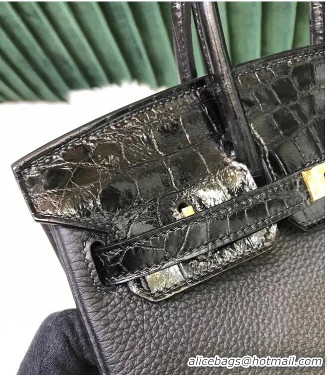 Promotional Hermes Birkin Bag Original Leather crocodile togo HBK2530 black