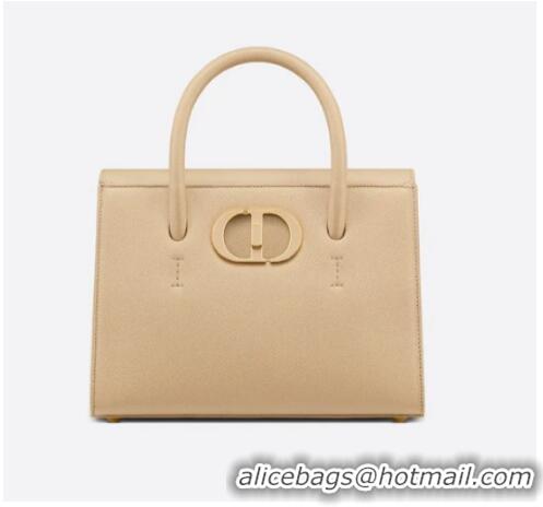 Cheap Price DIOR MEDIUM ST HONORE TOTE Grained Calfskin M9321UMBA Beige