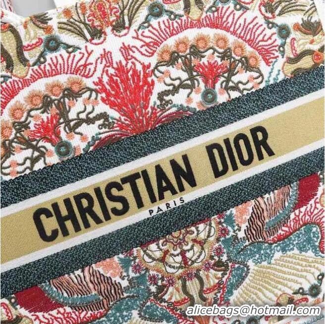 Specials DIOR BOOK TOTE Latte Multicolor Dior Zodiac Embroidery M1286Z-2